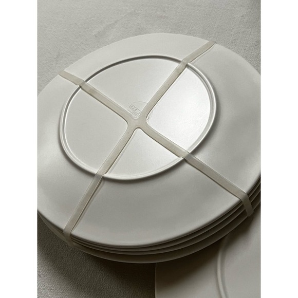 Rae Dunn "Let's Eat" and "Enjoy" Melamine Dinner plate sets - Picture 9 of 9